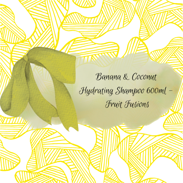 Banana & Coconut Hydrating Shampoo 600ml – Fruit Fusions