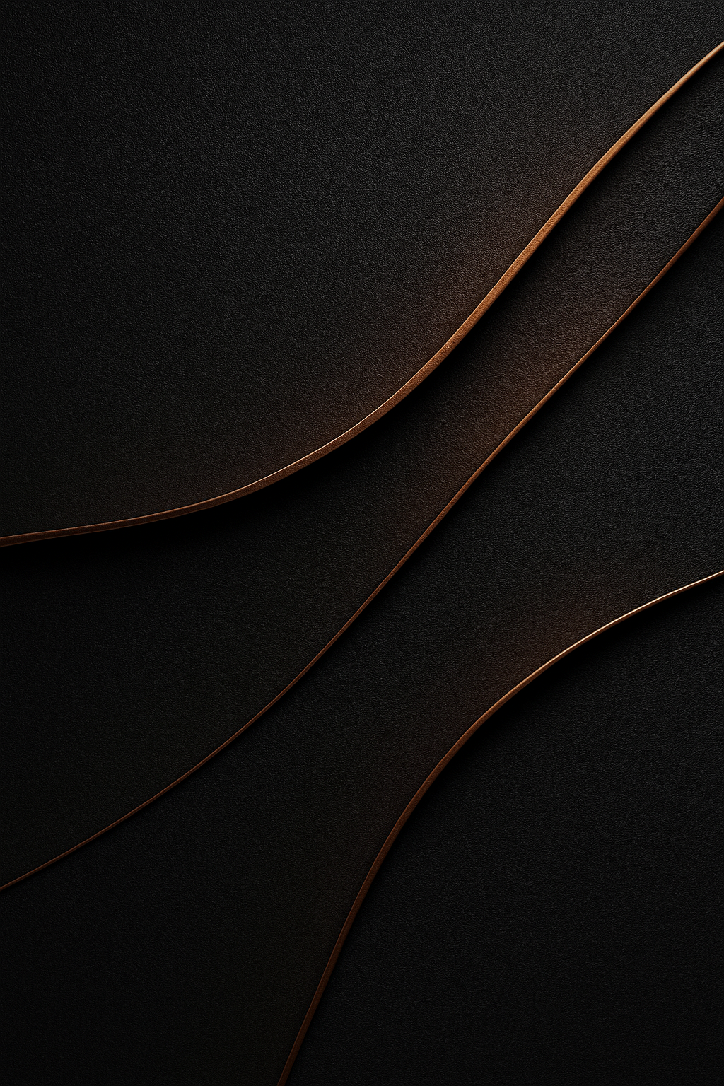 Midnight Black & Copper Flow