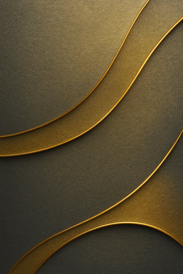 Elegance in Motion – Gold Curves on Textured Charcoal