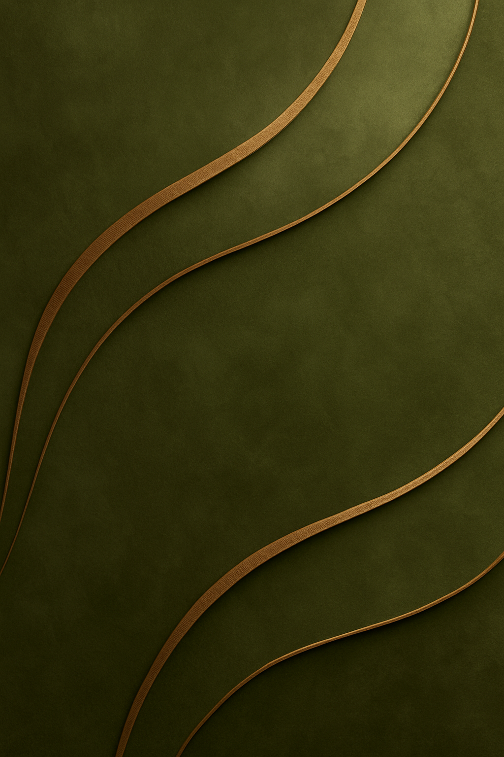 Elegance in Olive & Bronze – Flowing Metallic Abstract