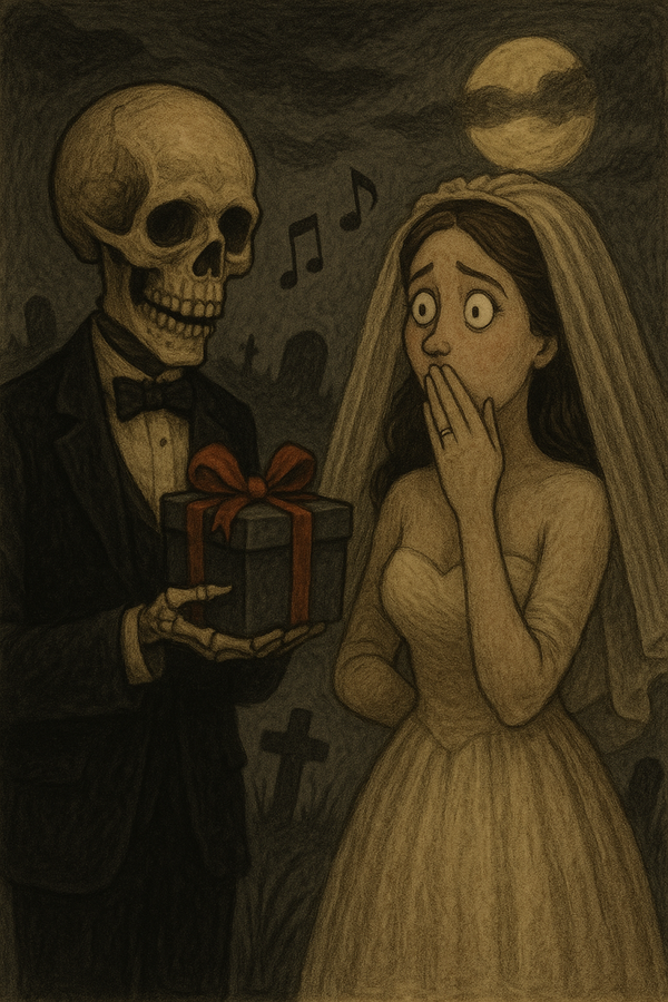 Grim Wedding in the Graveyard