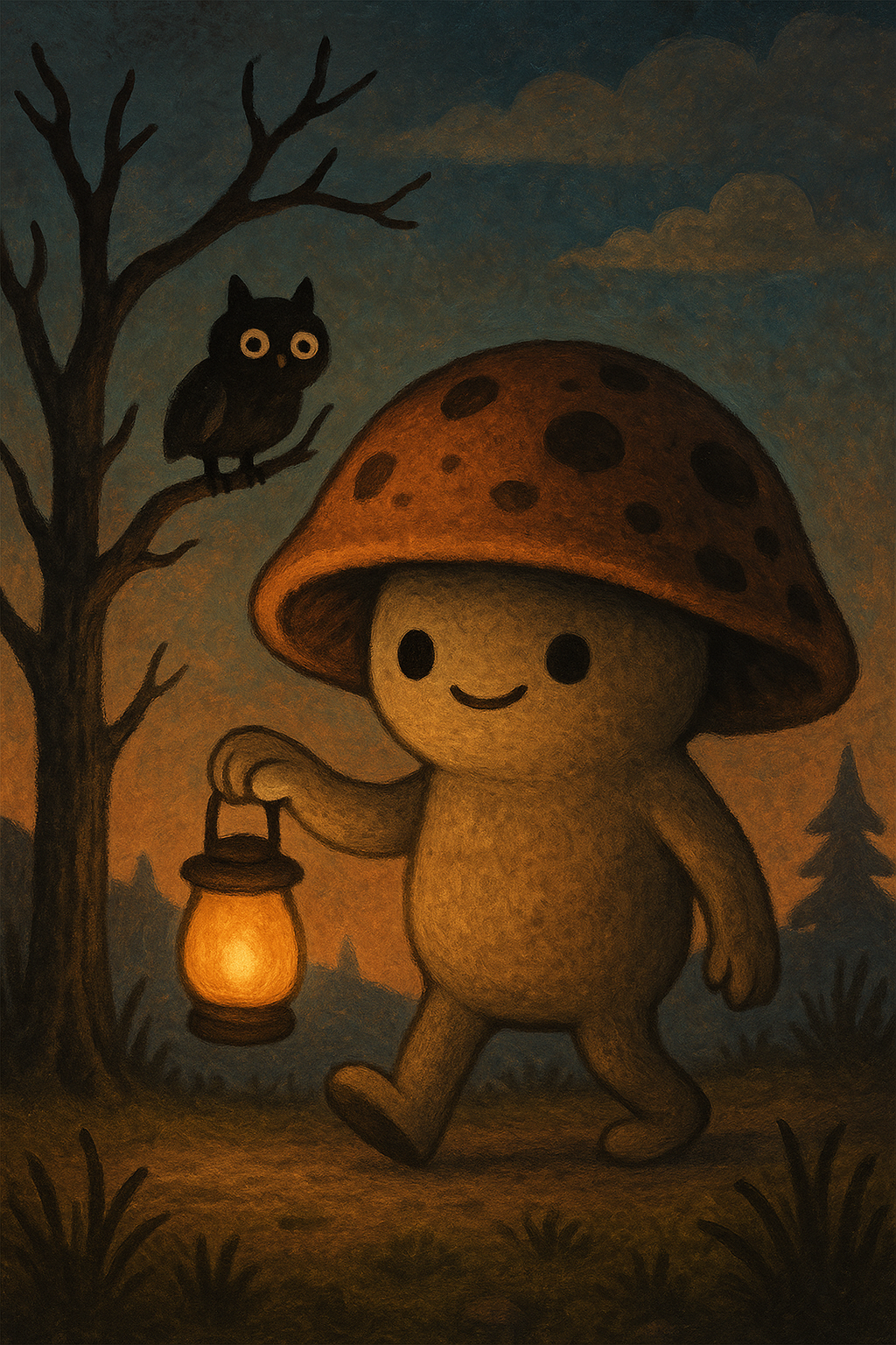 Mushroom Lantern in Twilight Forest