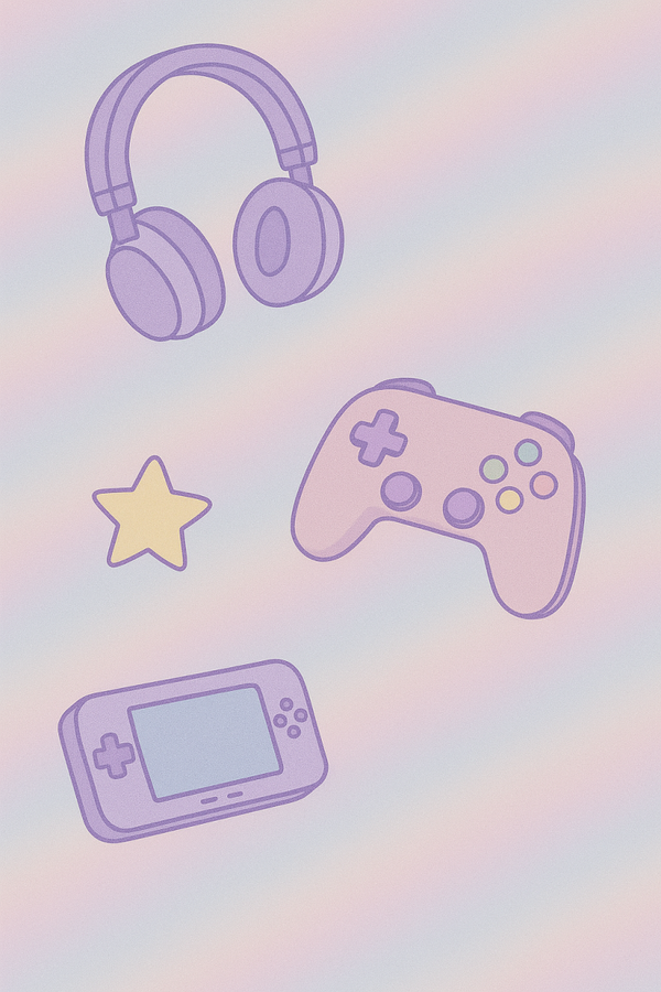 pastel gaming accessories collection