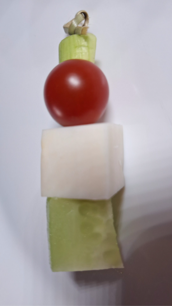 Frisse geitenkaasprikker