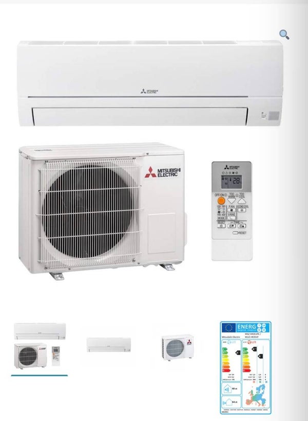 Split 1X1 Mitsubishi Electric MSZ-HR35VFK con Wifi R-32