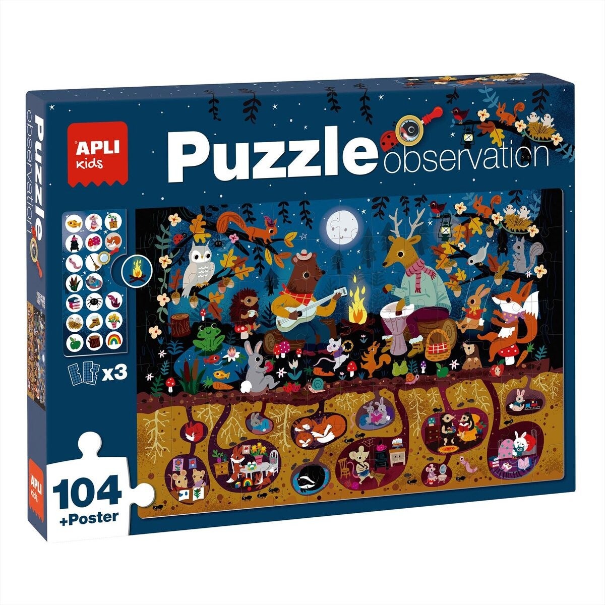 Apli, ontdekpuzzel bos