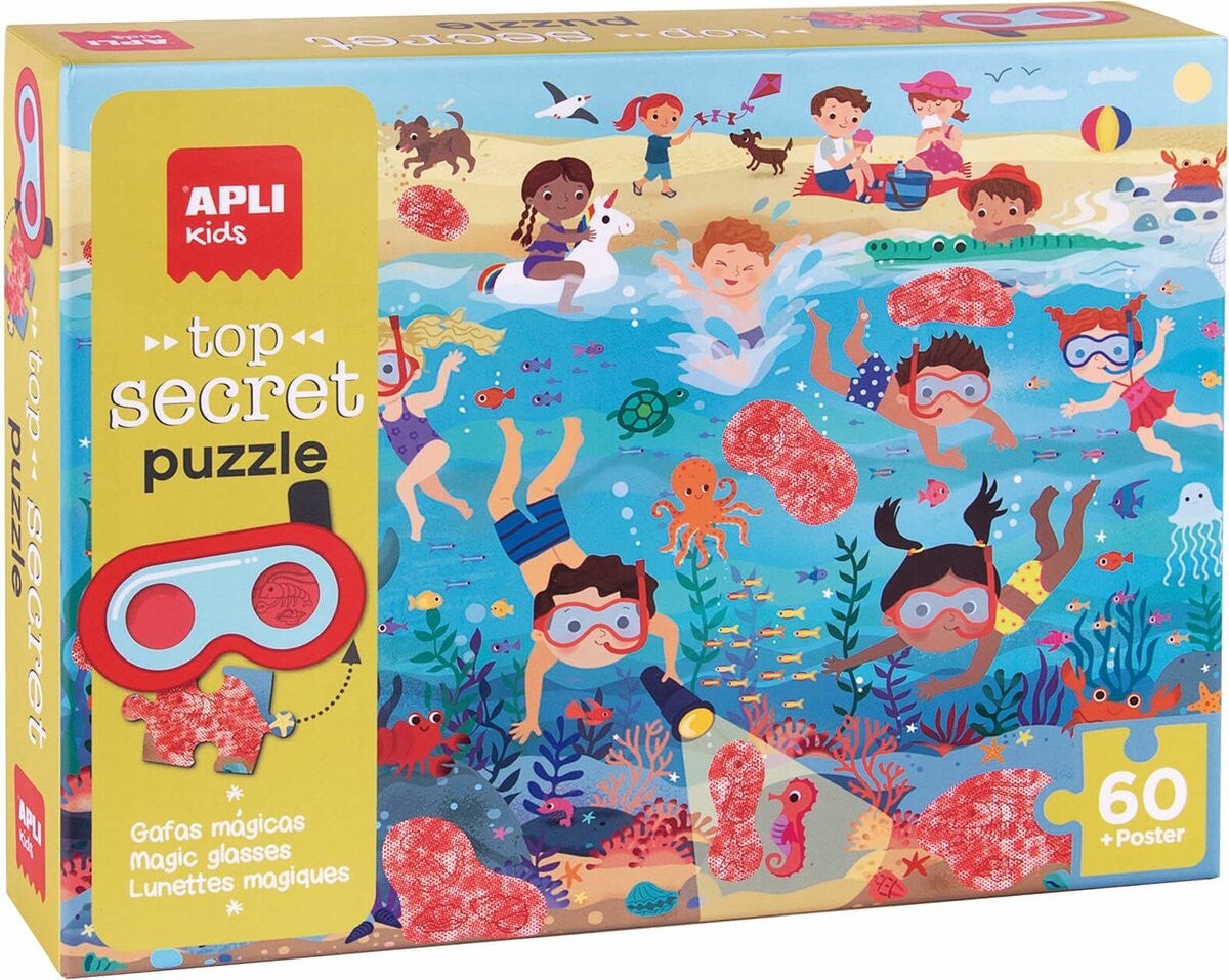 Apli, toverpuzzel strand
