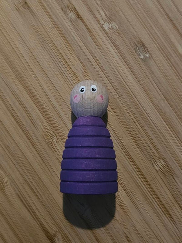 Pegdoll, paars