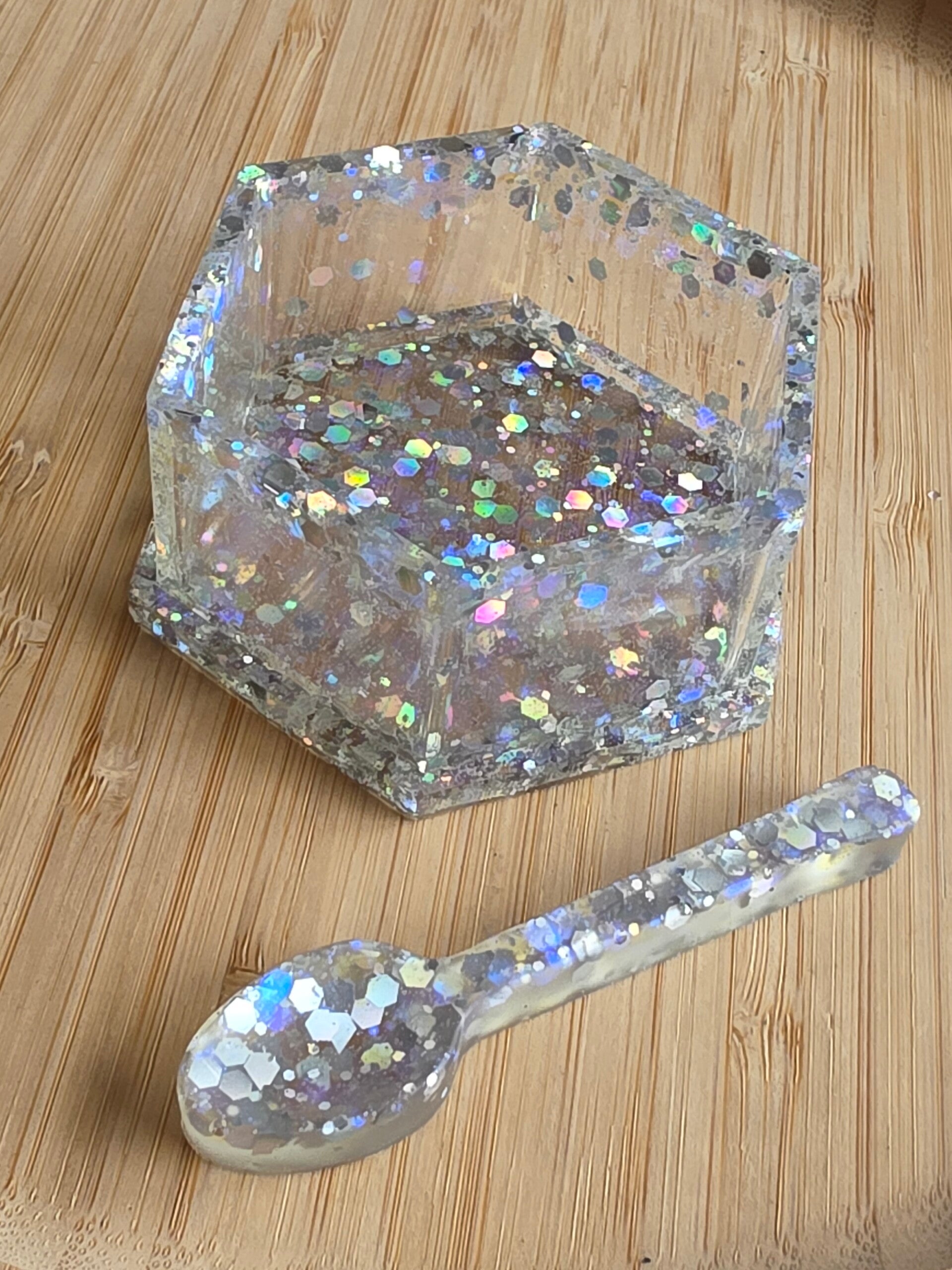 Hexagon bakje, icy winter