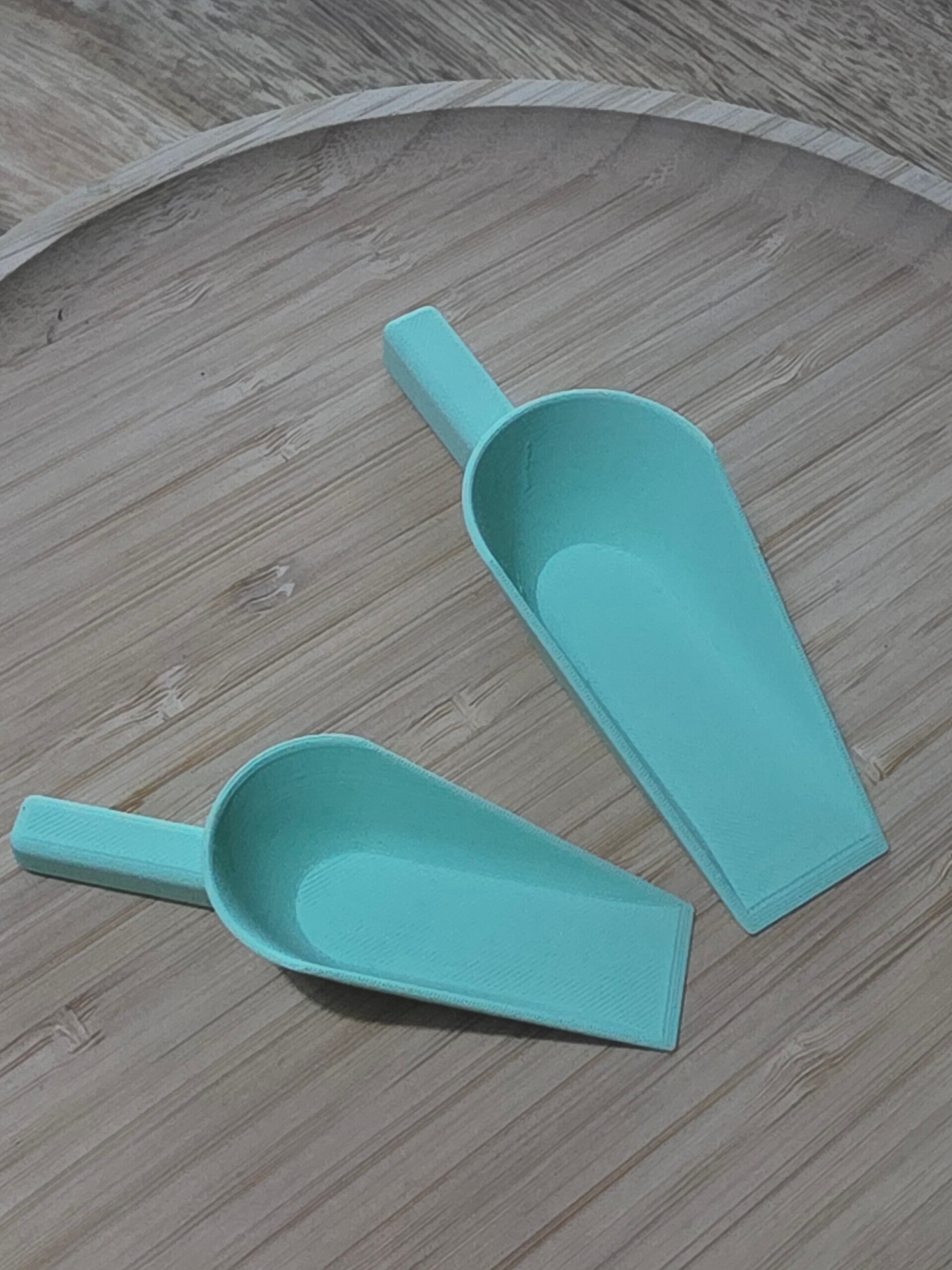 Set schepjes, mintgroen