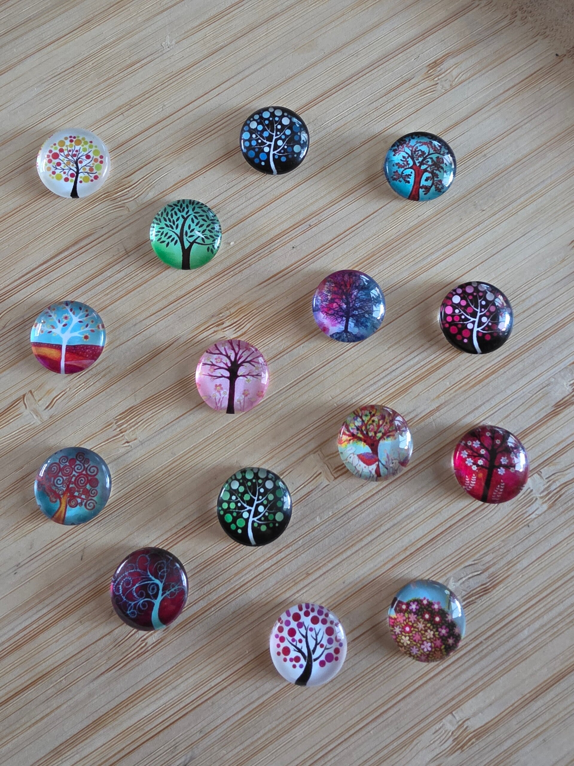 Loose parts halve cirkels, bomen