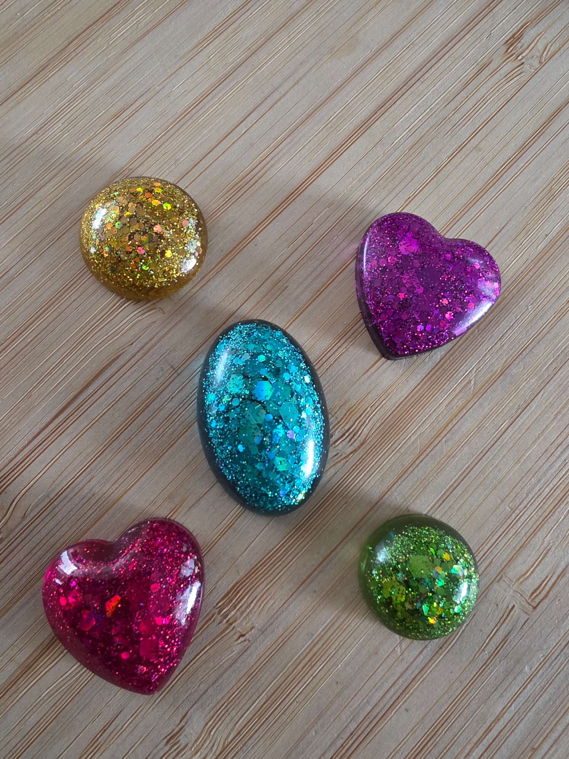 Loose parts, regenboog diamanten