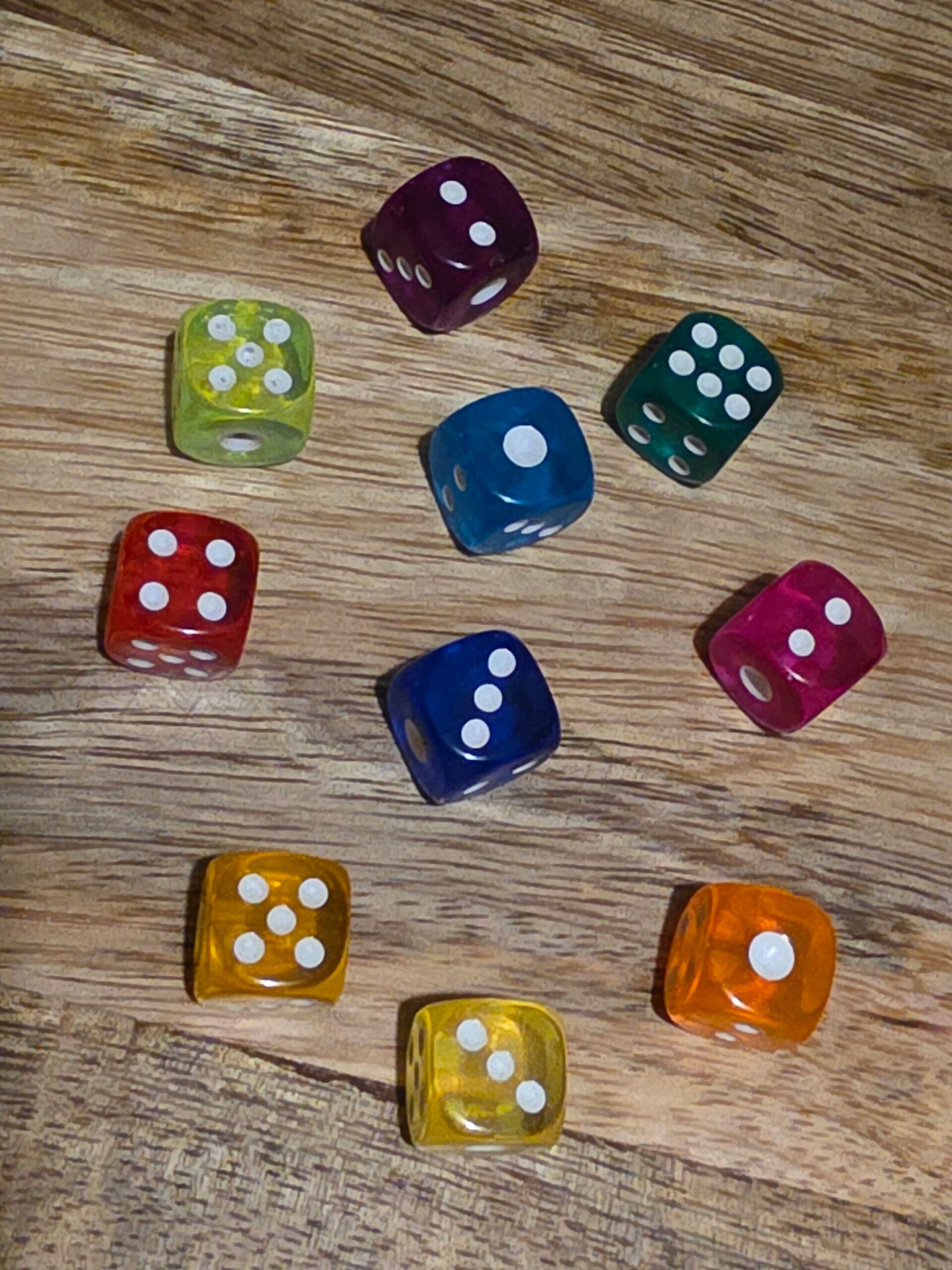 Dobbelsteen regenboog, klein