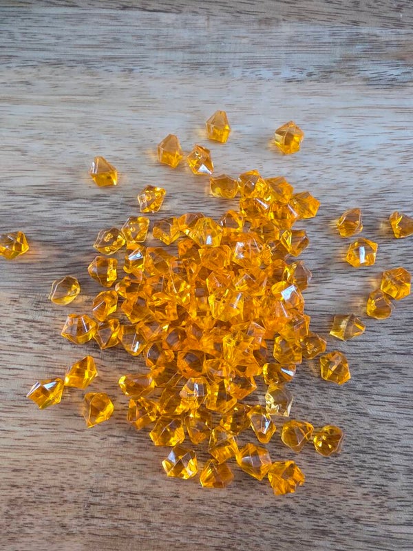 Loose parts, diamanten oranje (klein)