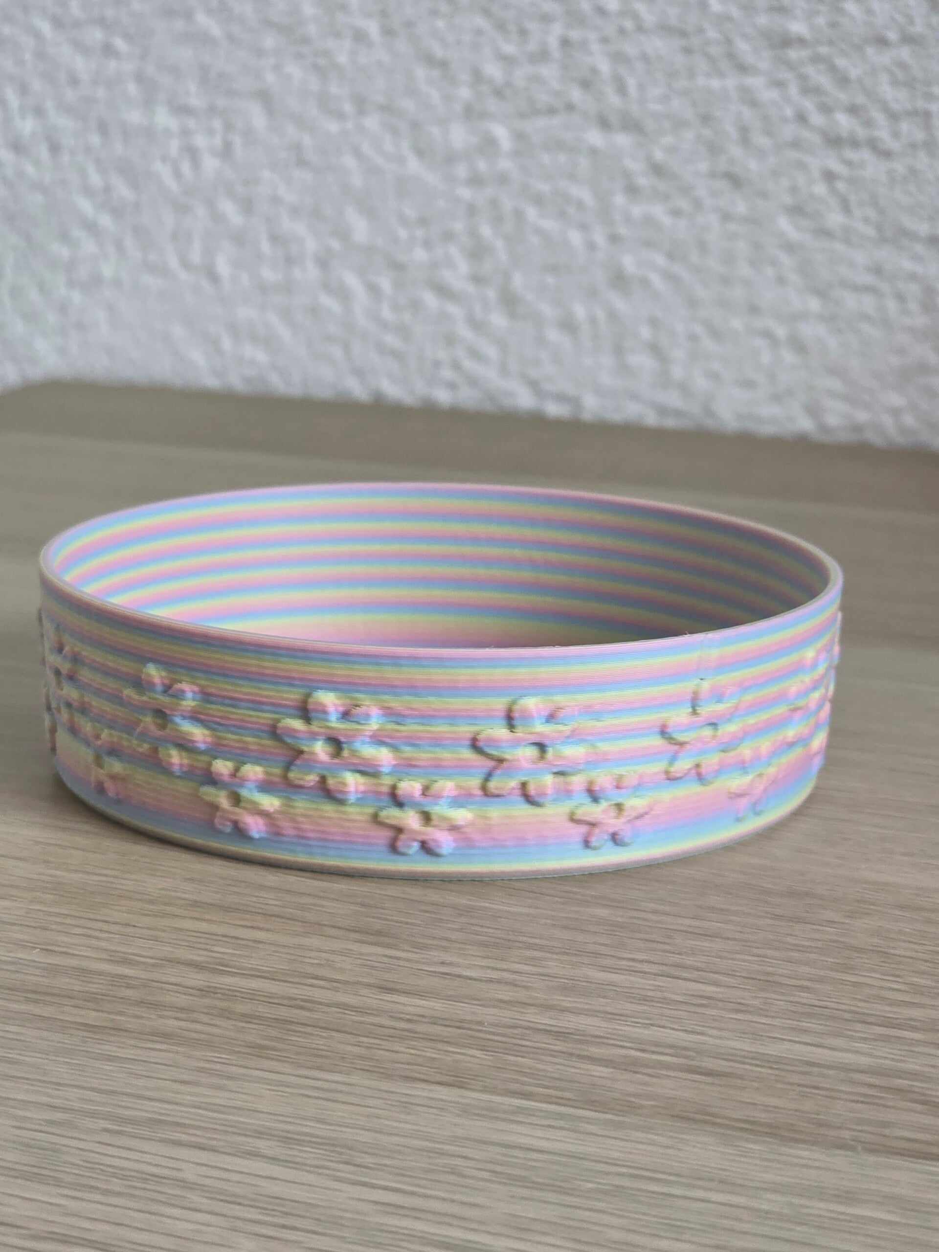 Vulvorm, bloemenbakje pastel