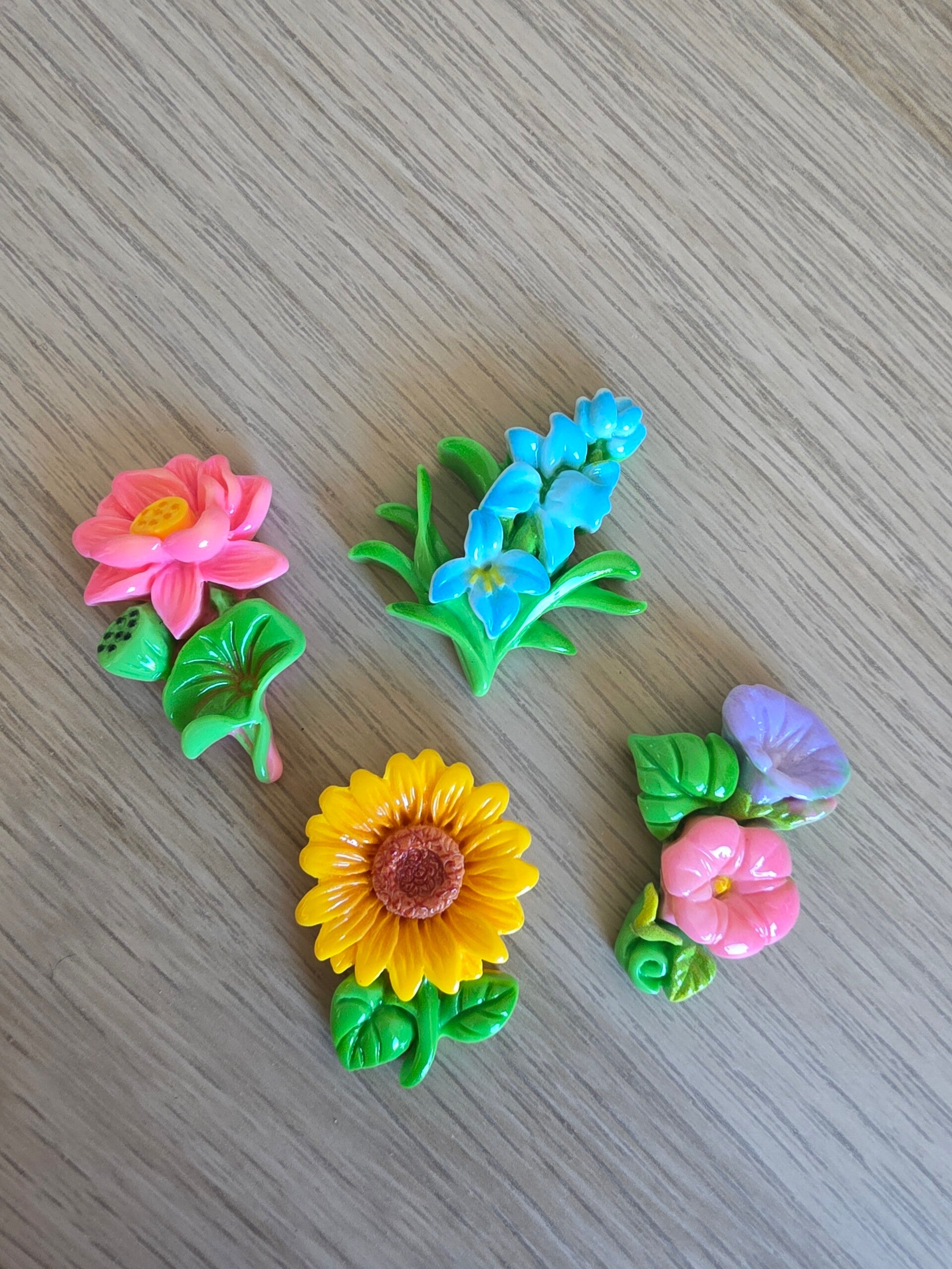 Loose parts, lente bloemen