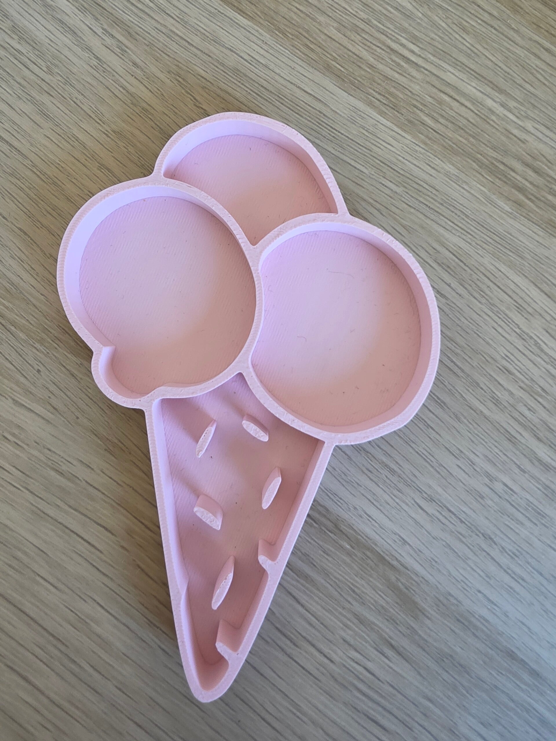Vulvorm, ijsje met bolletjes