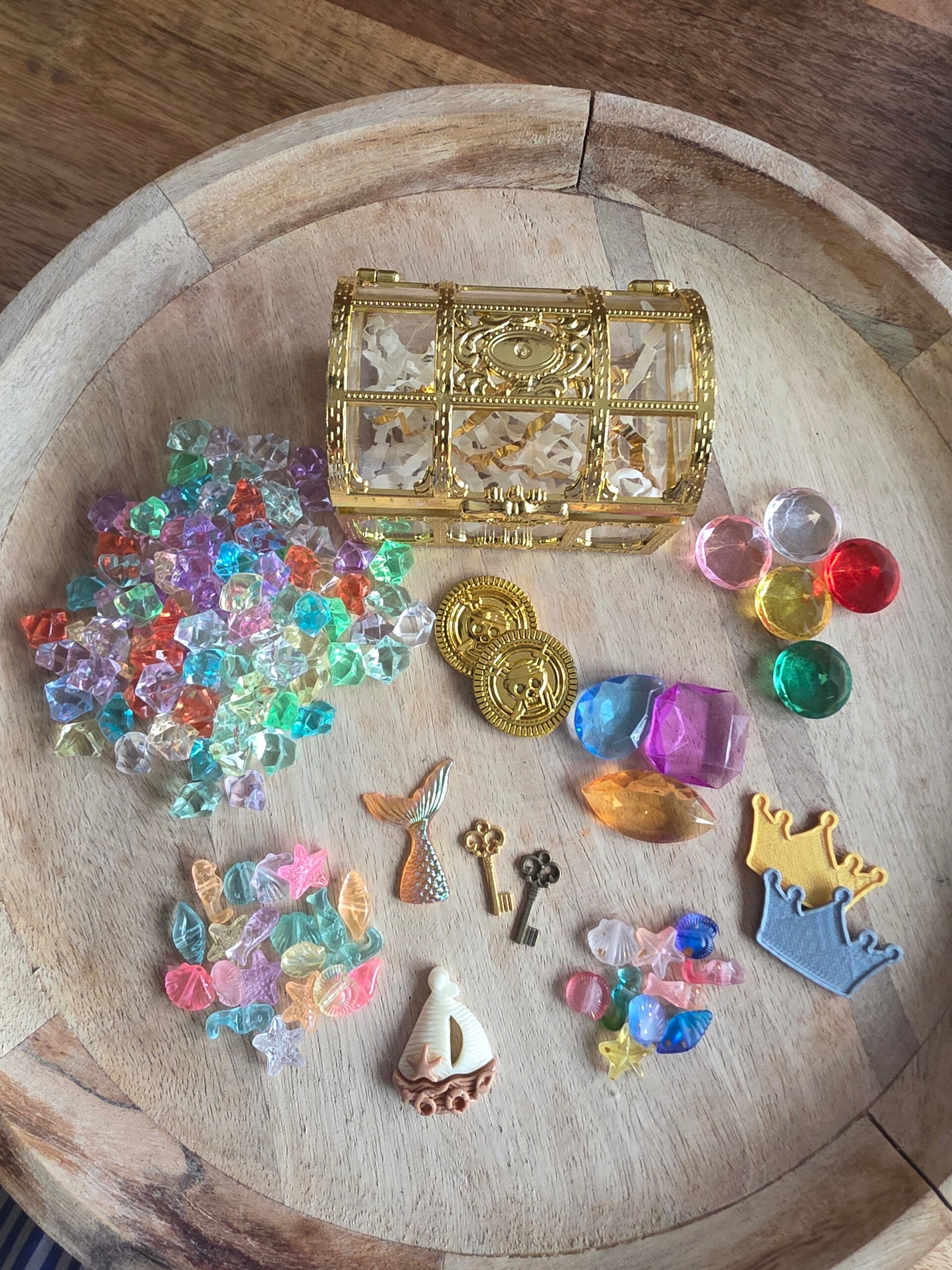 Loose parts, schatkistje middel