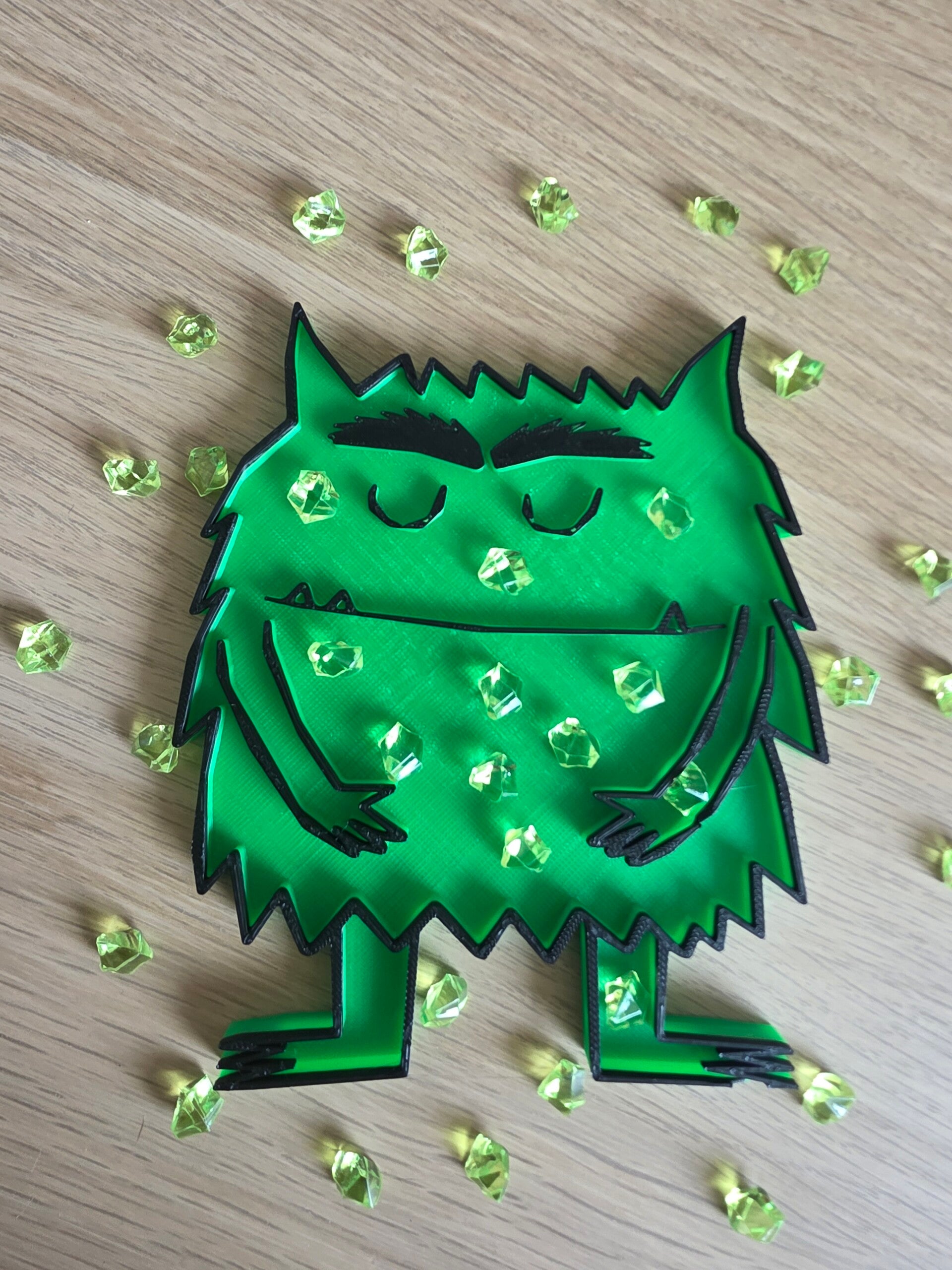 Vulvorm  kleurenmonster rustig