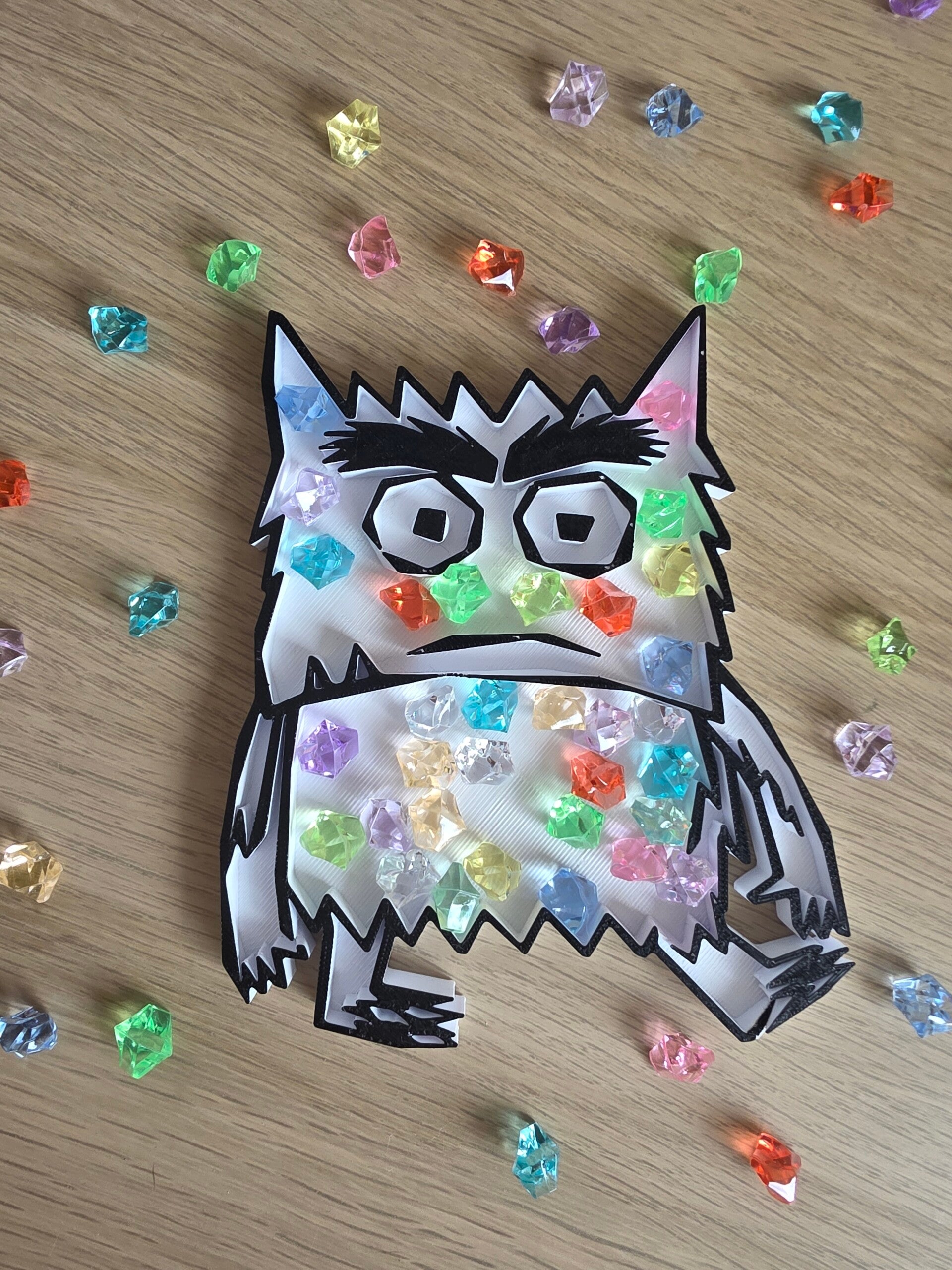 Kleurenmonster, in de warm/ neutraal