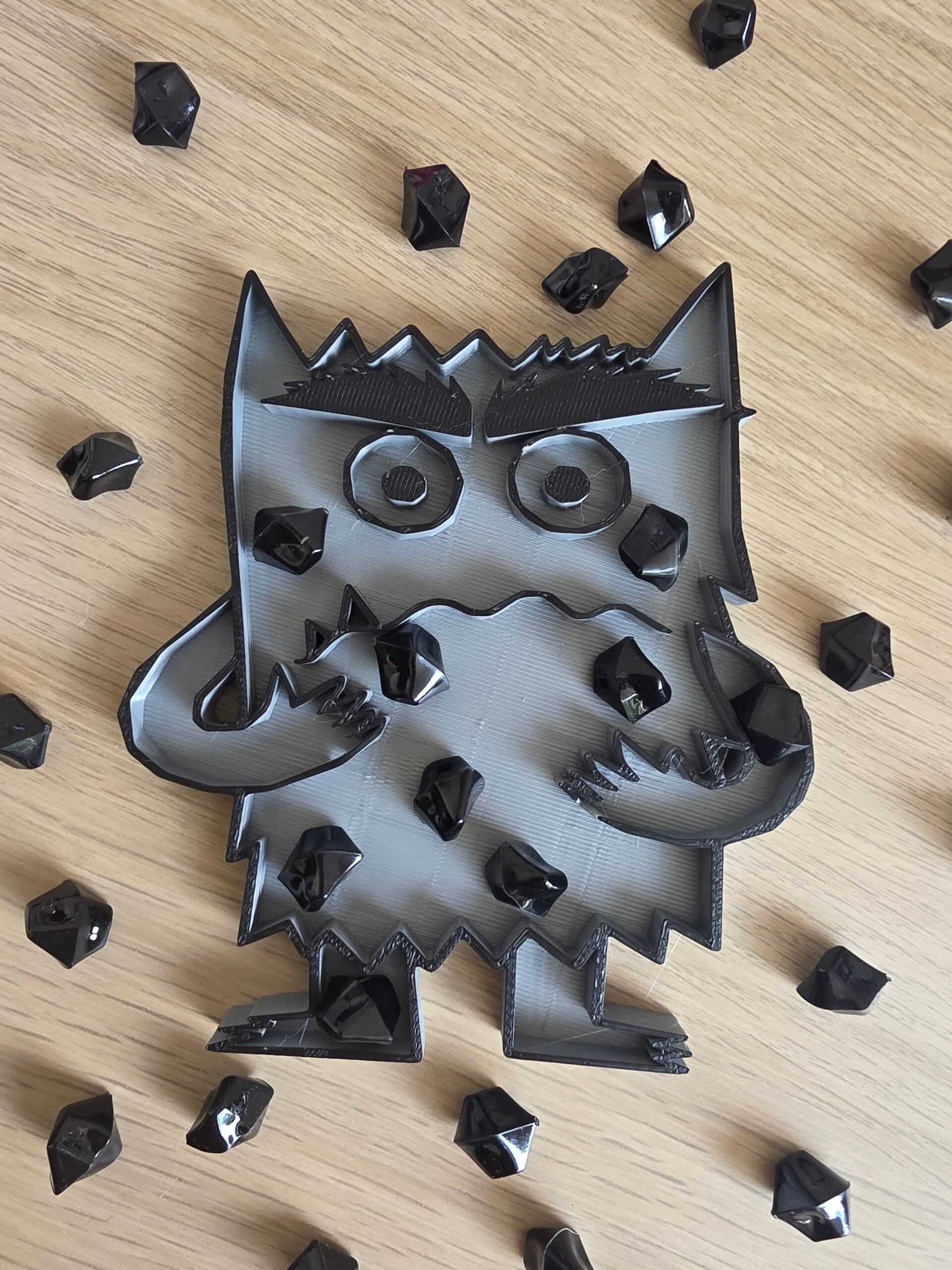 Vulvorm, kleurenmonster bang