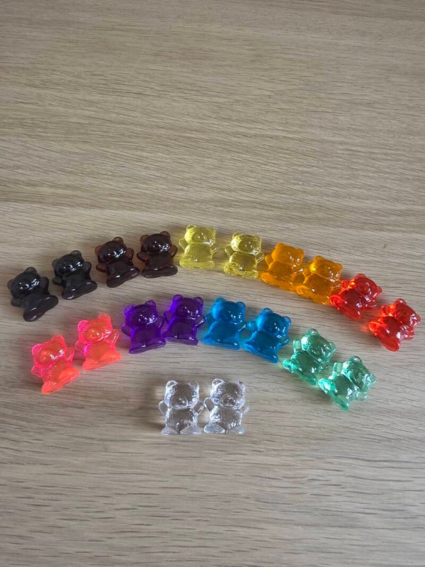 Loose parts, doorzichtige beren
