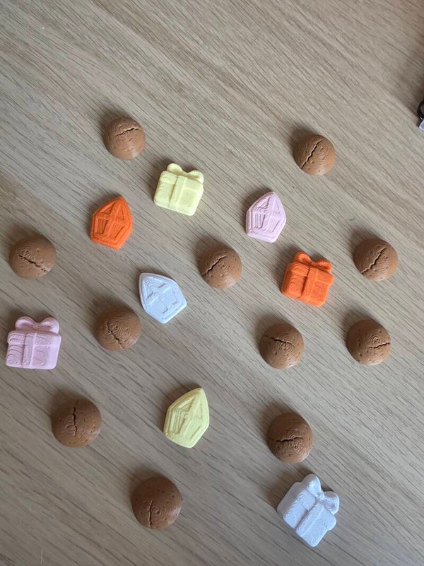 Loose parts, schuimpjes