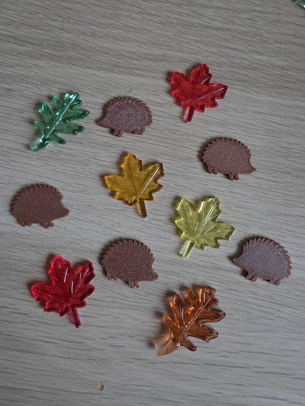 Loose parts, egeltjes pla
