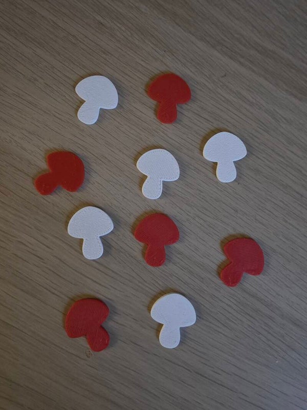 Loose parts, paddenstoel