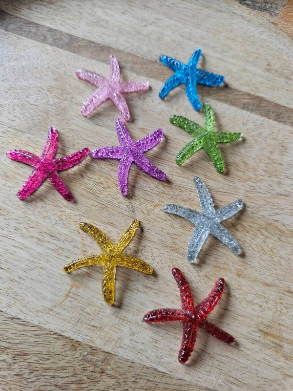 Loose parts, epoxy zeesterren groot