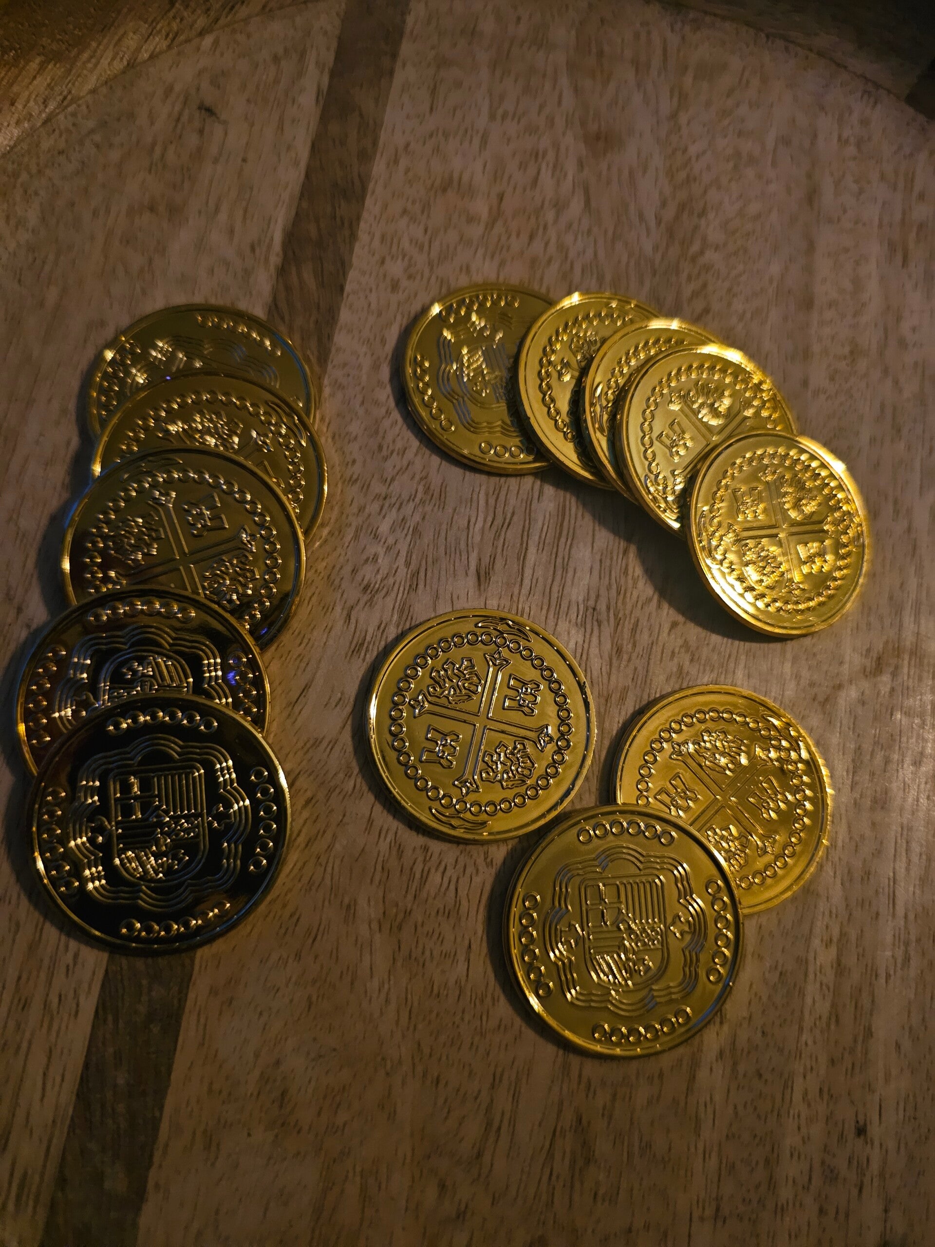 Loose parts, piraten munten rond