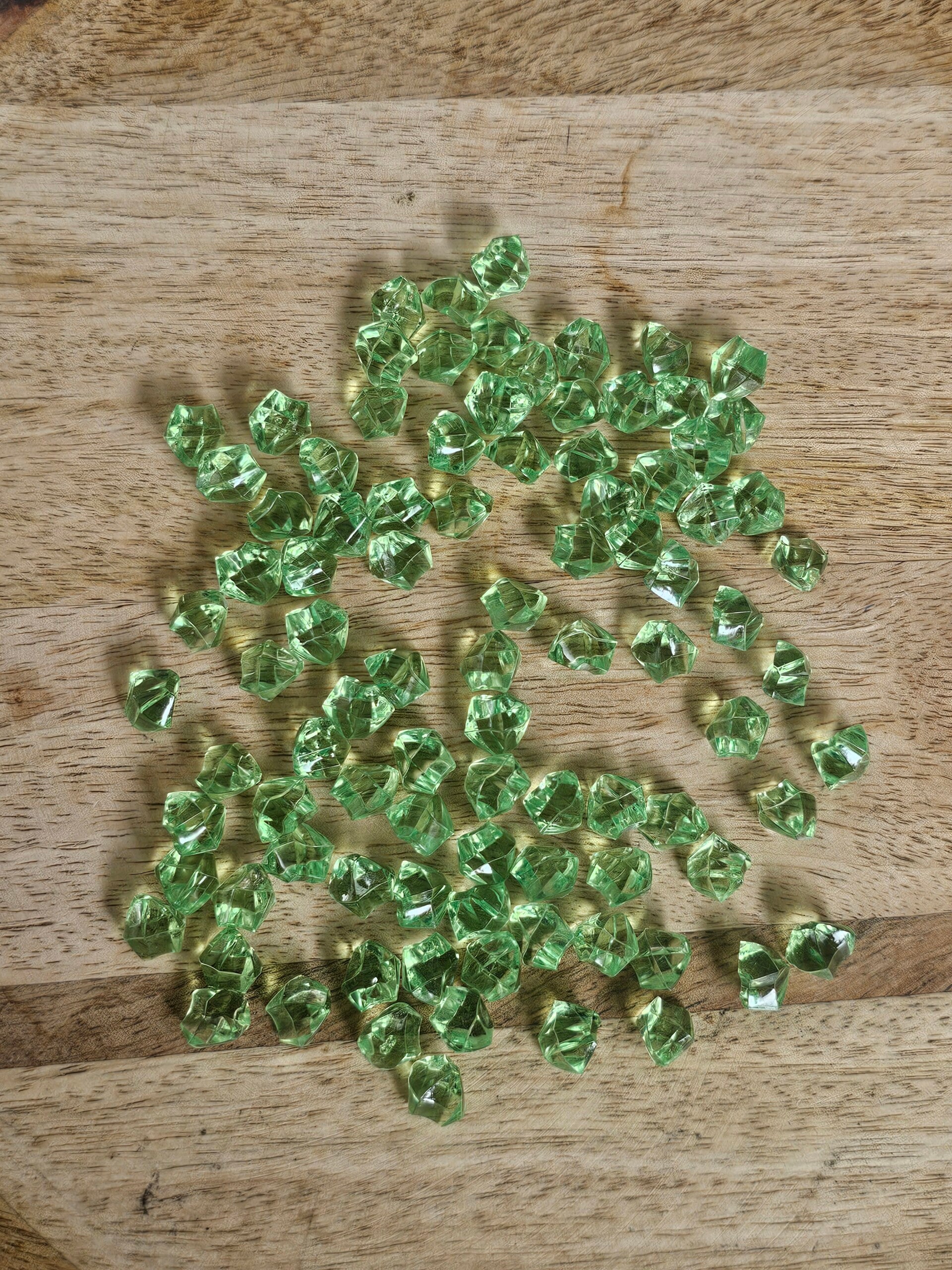 Loose parts, diamanten groen (klein)