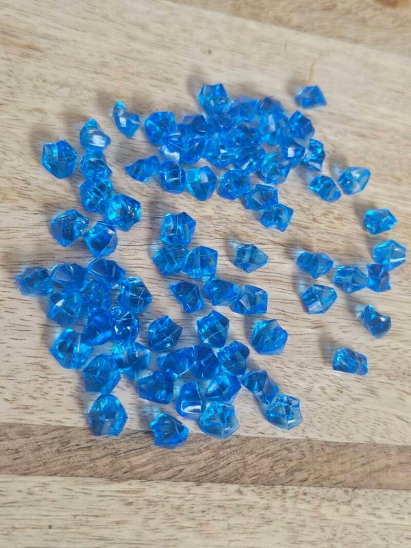 Loose parts, diamanten blauw (klein)