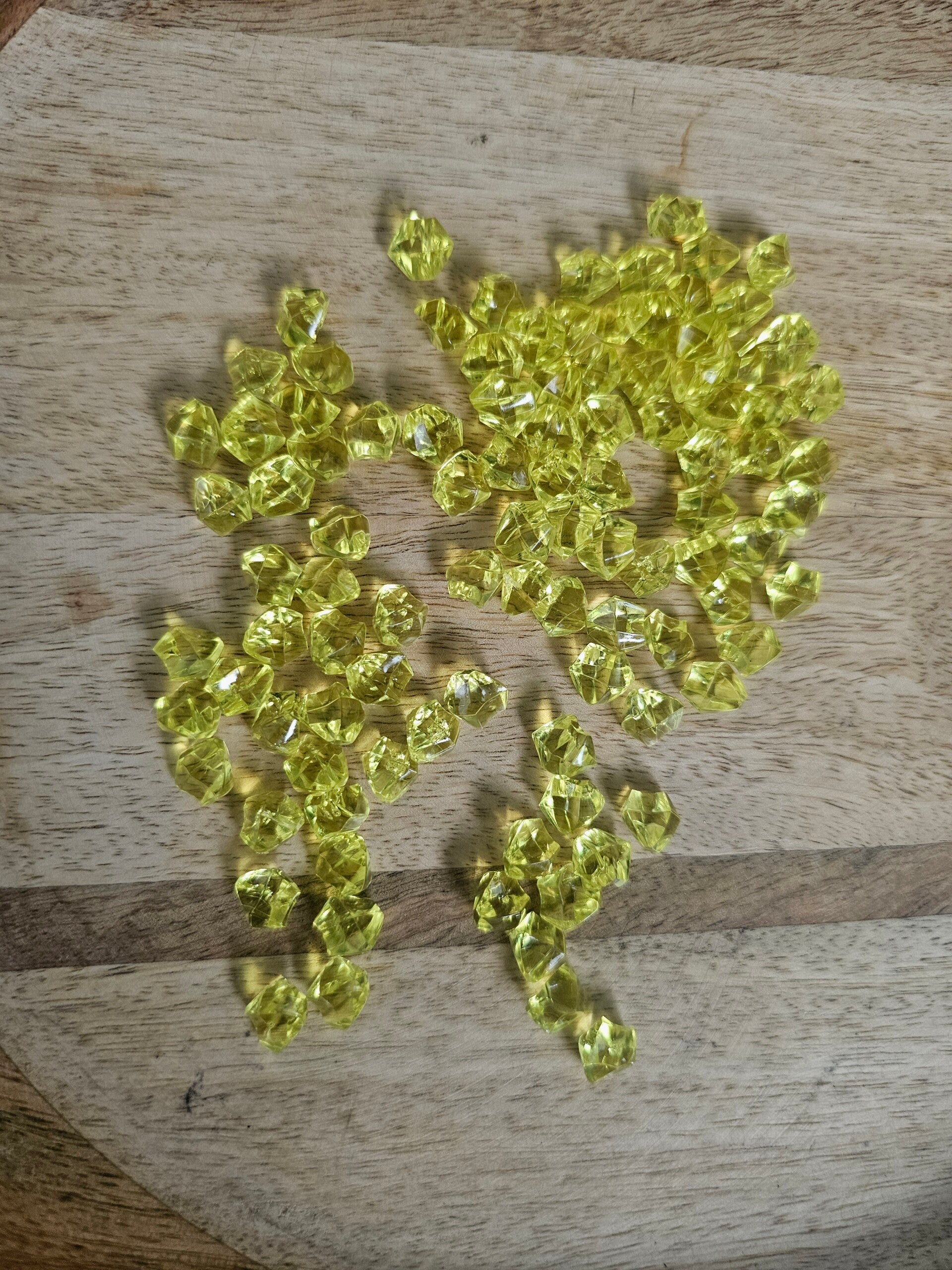 Loose parts, diamanten geel (klein)