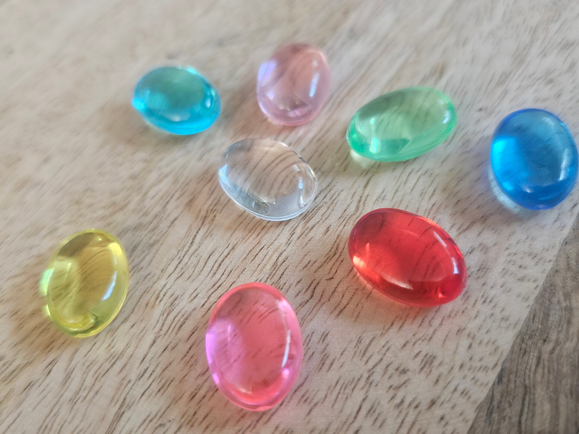 Loose parts, regenboog bonen