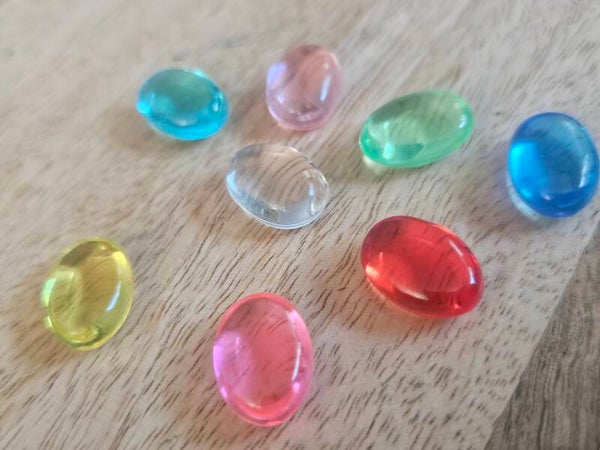 Loose parts, regenboog bonen