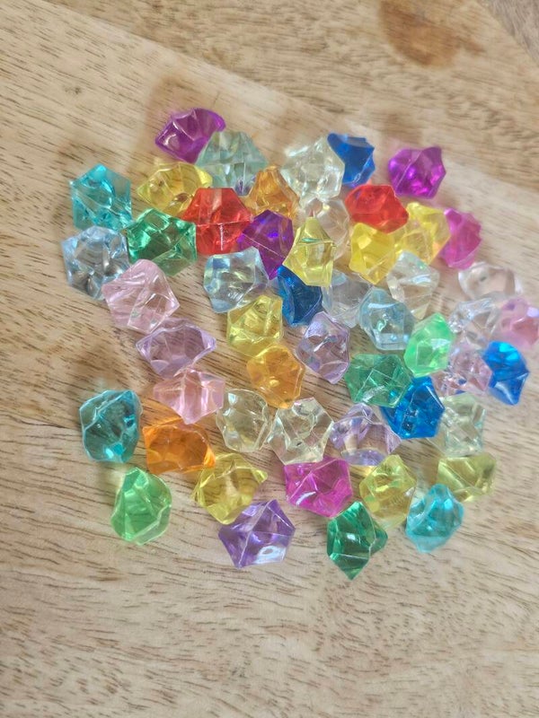 Loose parts, diamanten regenboog (middel)