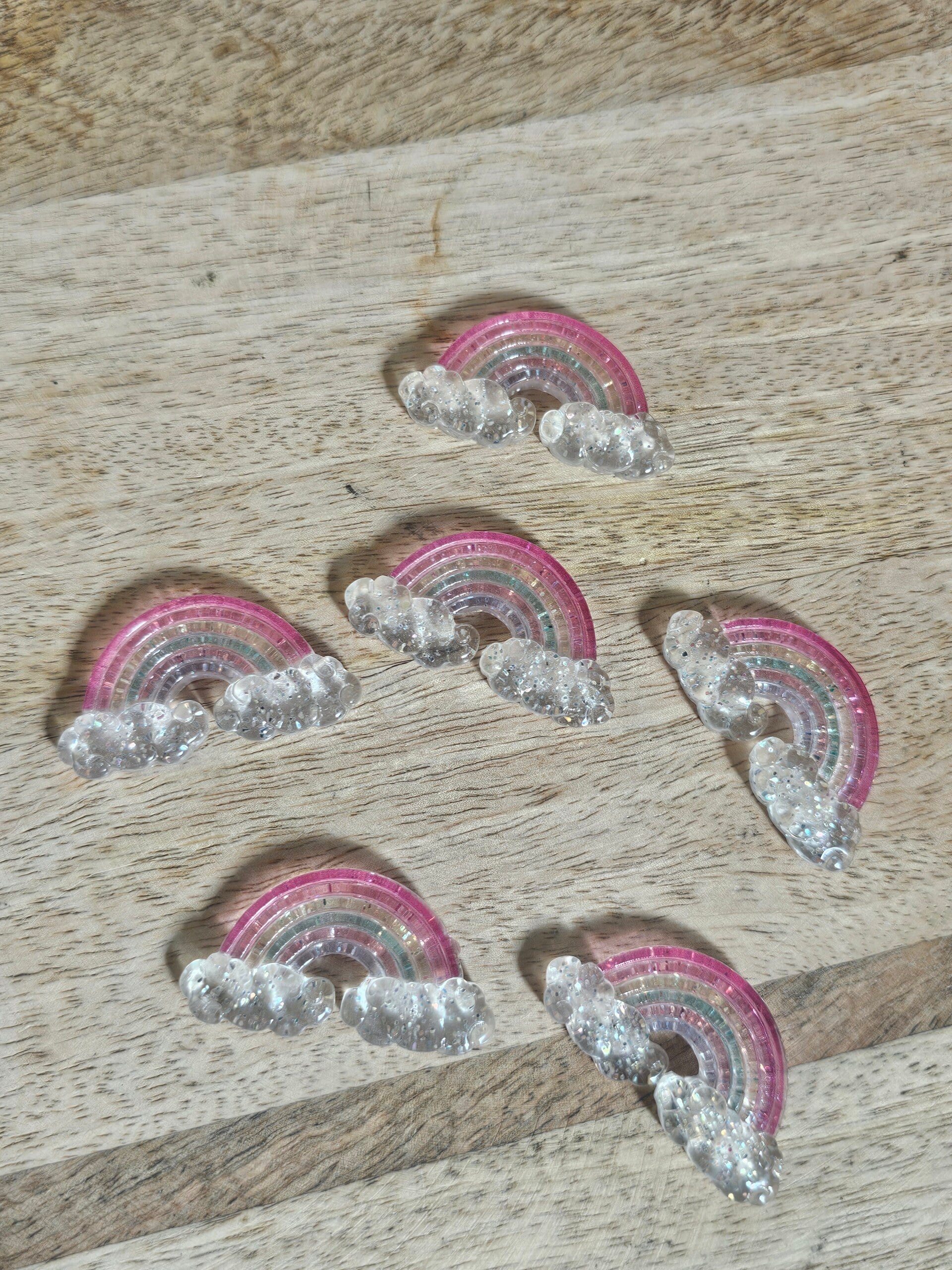 Loose parts, pastel regenbogen