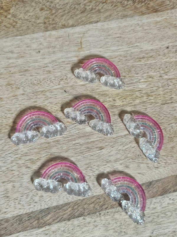 Loose parts, pastel regenbogen