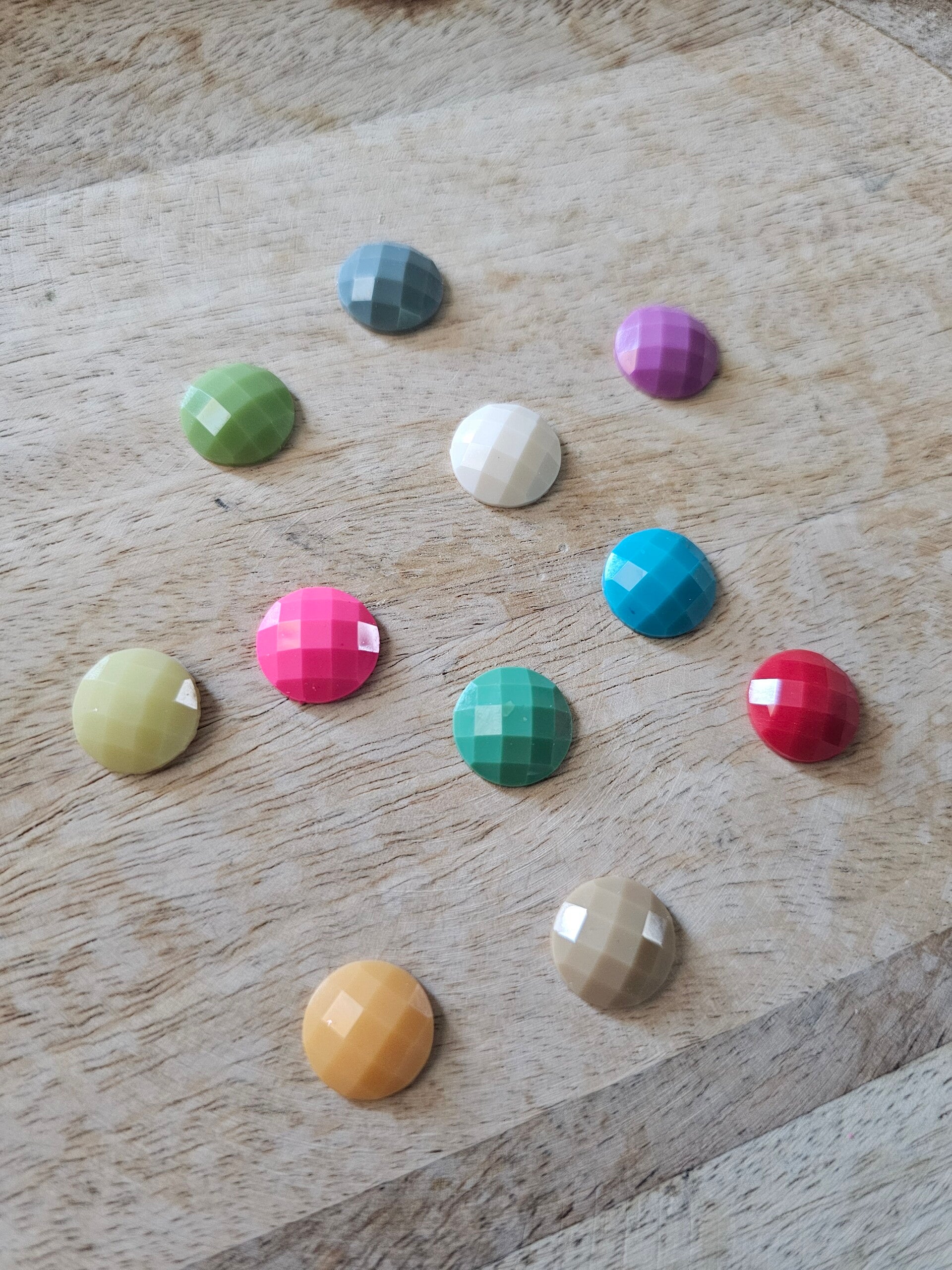 Loose parts, halve cirkels diamantvorm