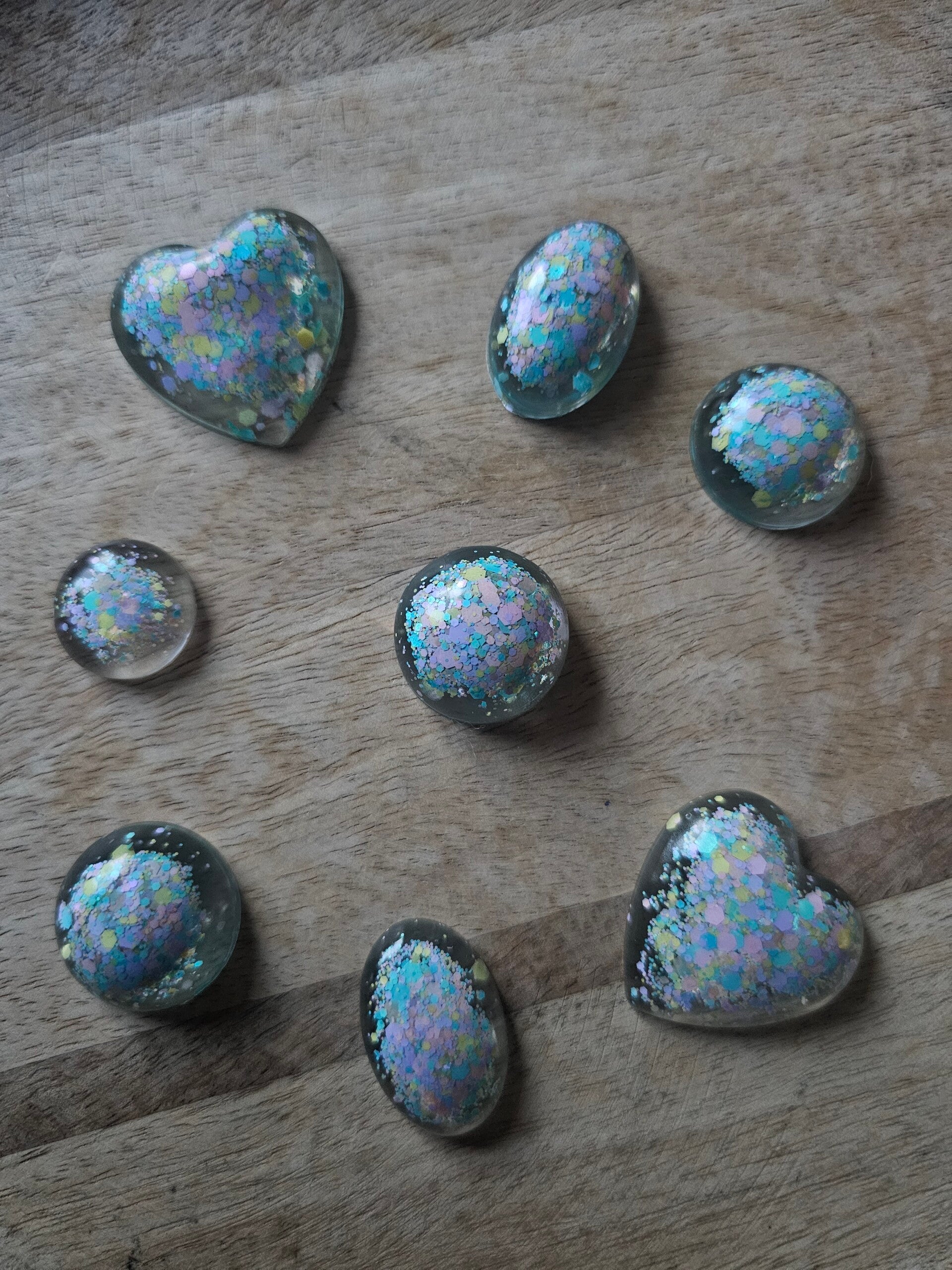 Epoxy, loose parts, pastel set 2