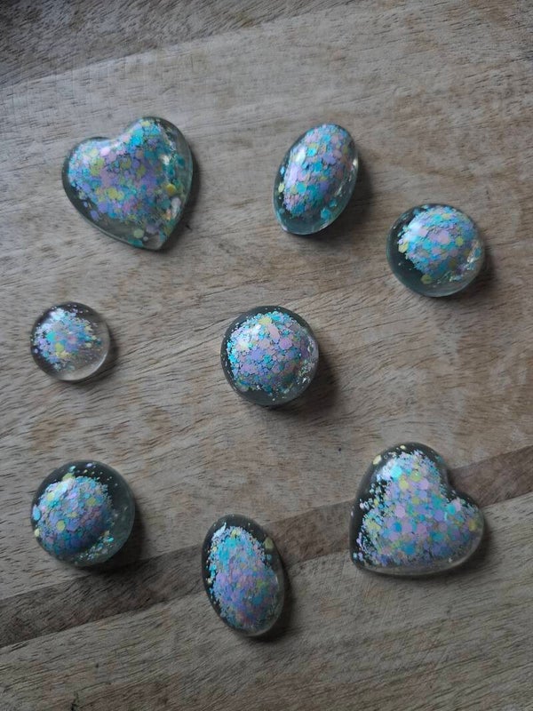 Epoxy, loose parts, pastel set 2