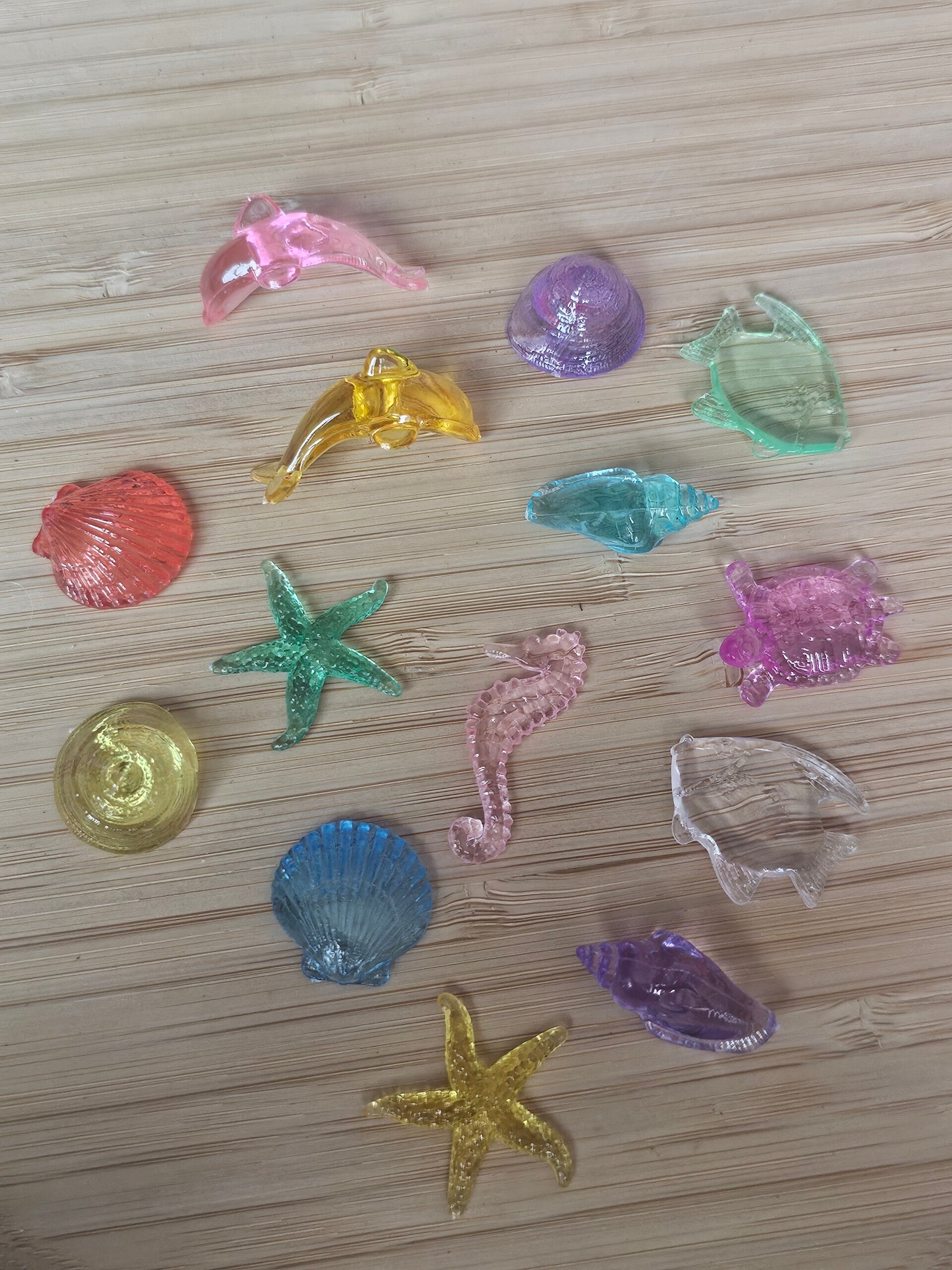 Loose parts, zeedieren mix 2, groot