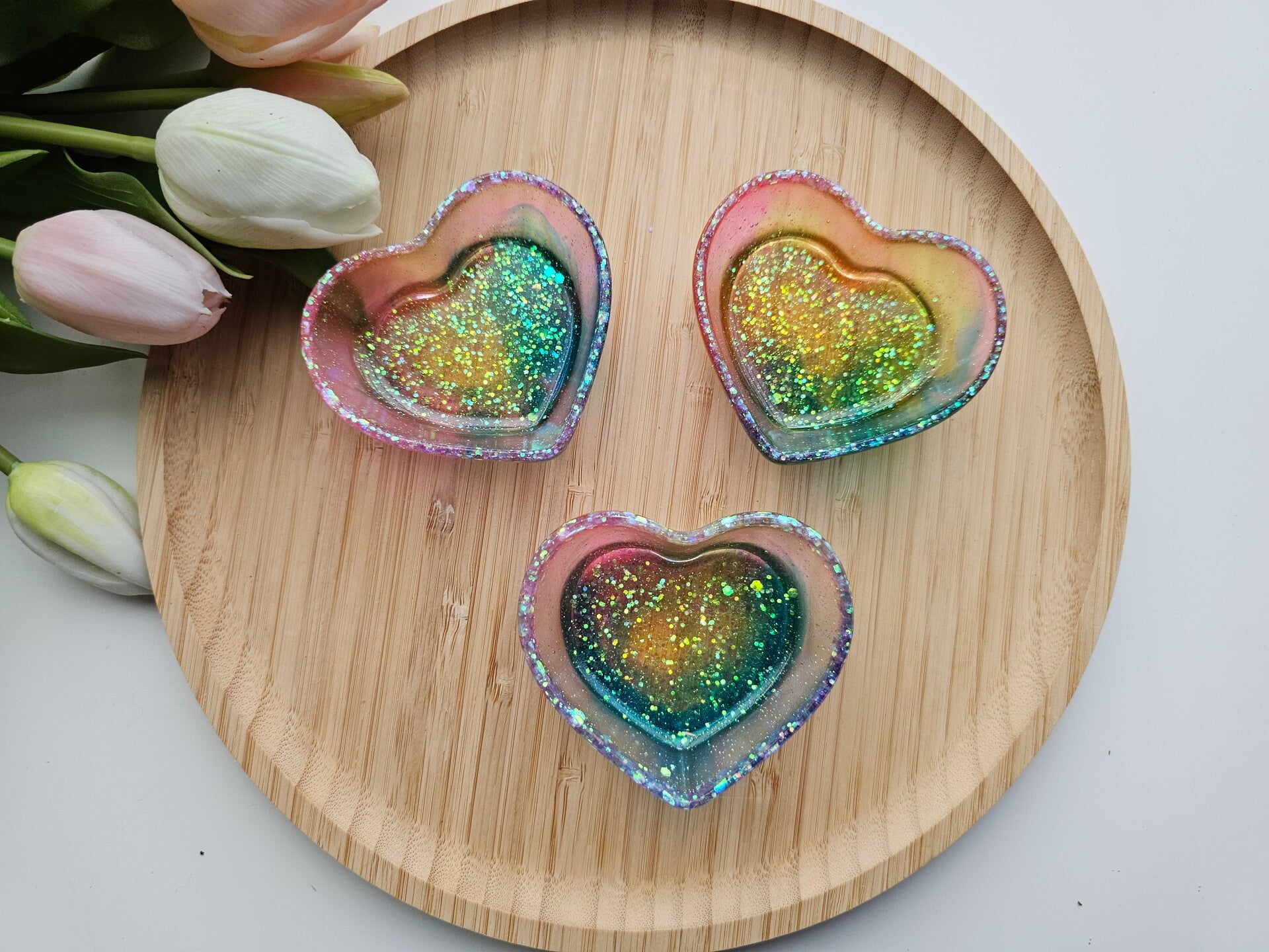 Hartjes bakje, regenboog