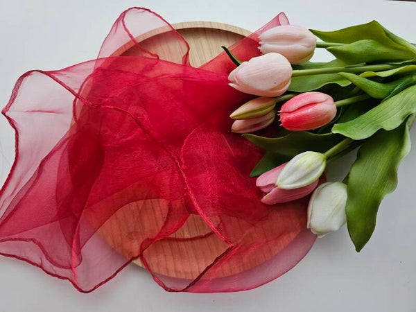 Speelsjaal, bordeaux rood