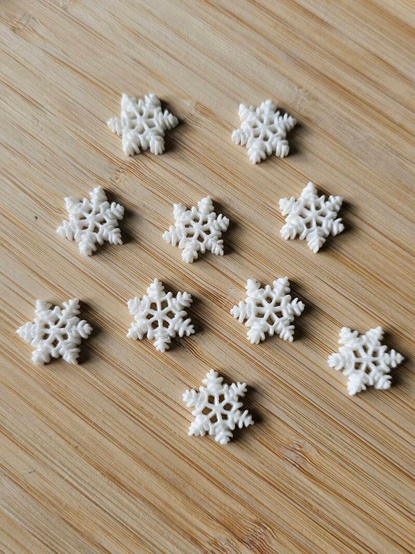 Loose parts, sneeuwvlokken wit