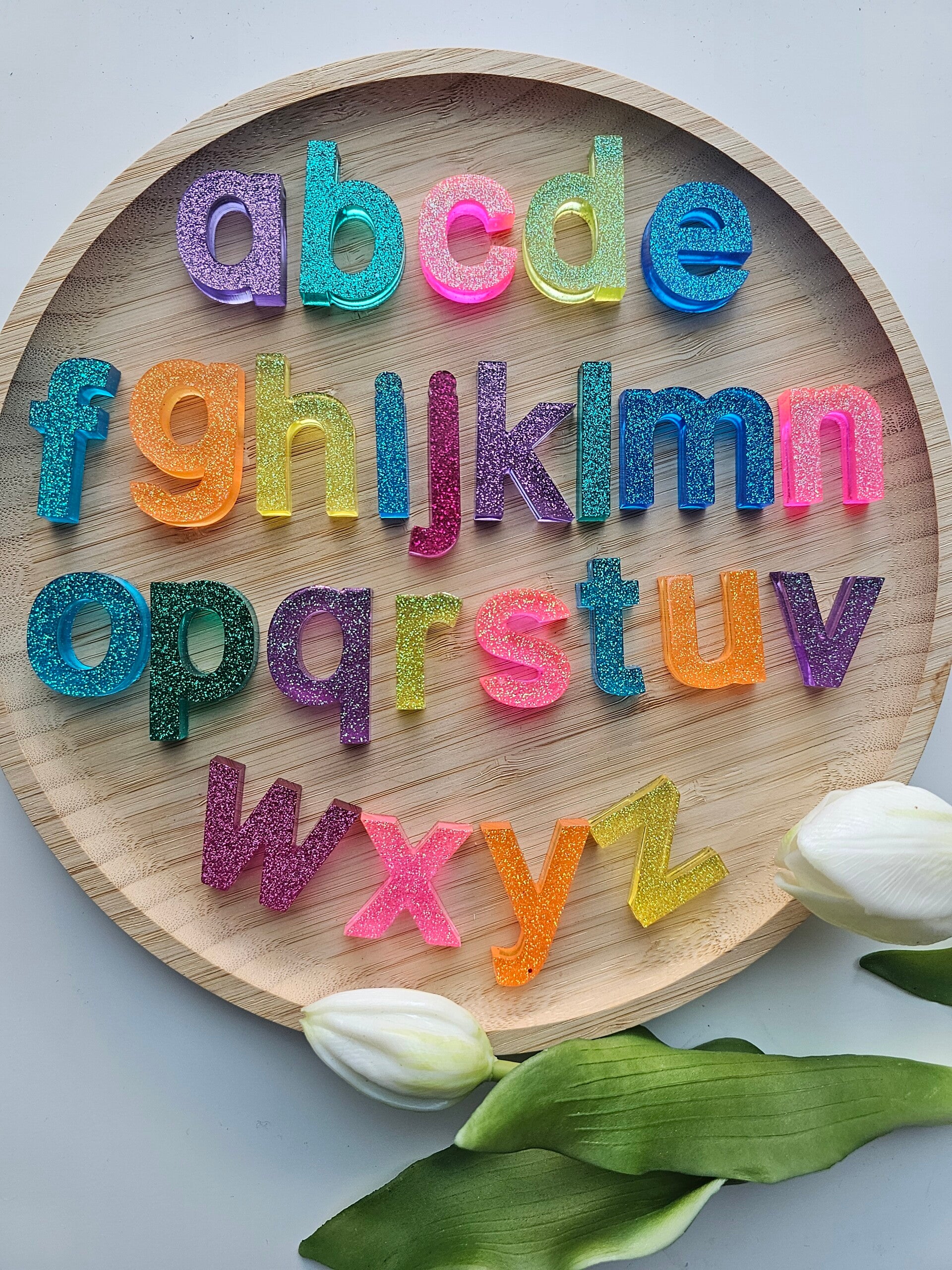 Regenboog 1, letterset