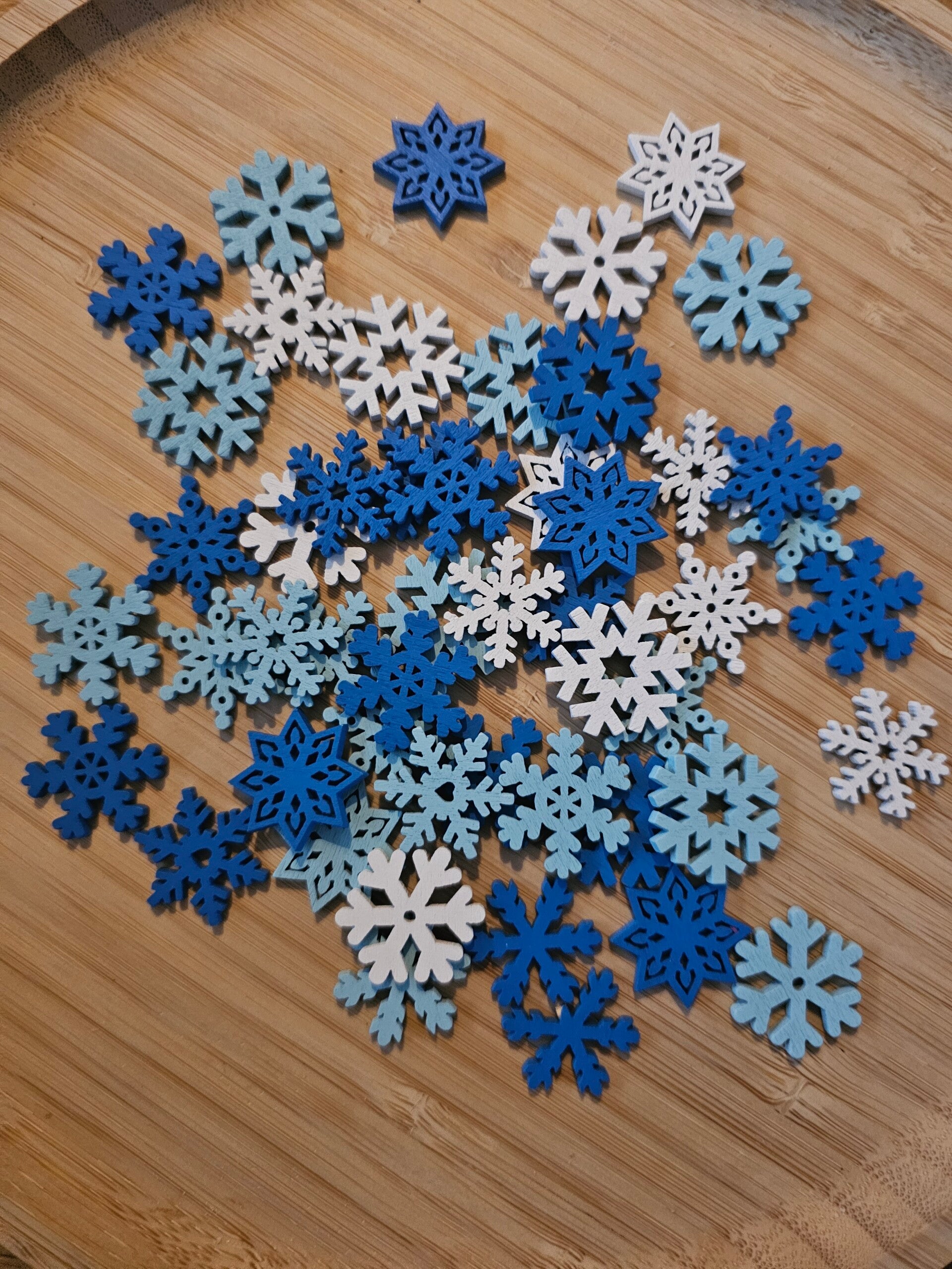 Loose parts, sneeuwvlokken 50 stuks