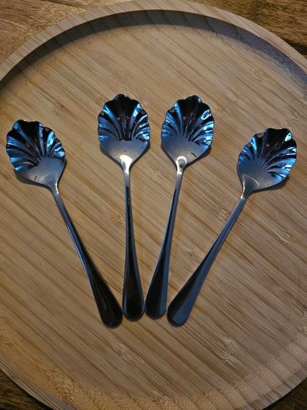 Schelpen lepel, zilver