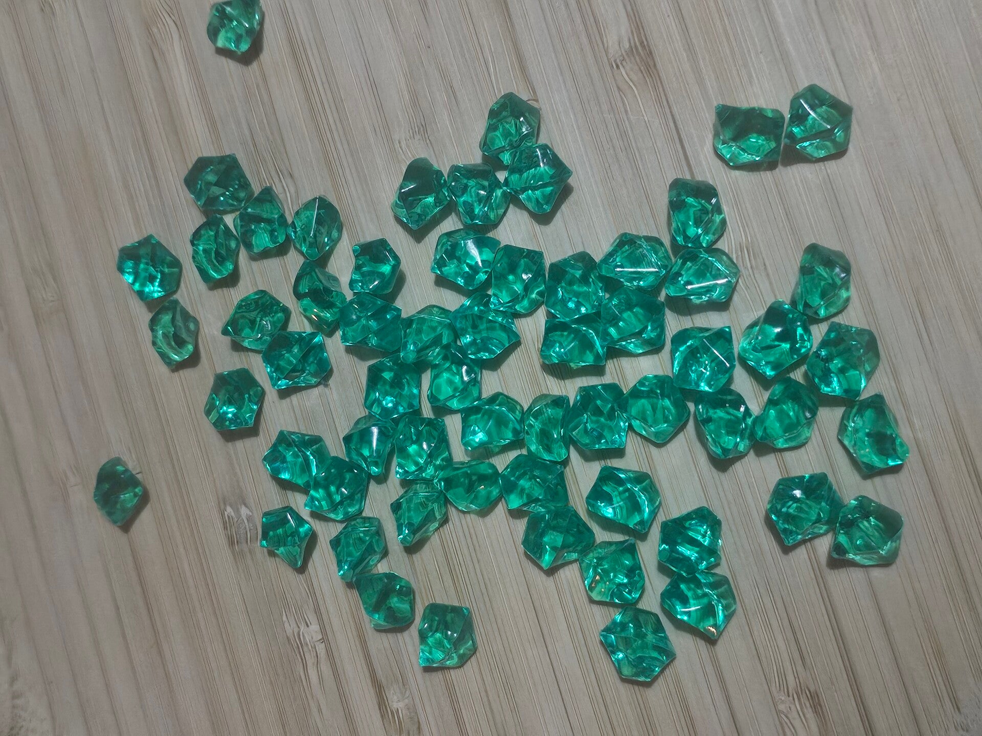 Loose parts, diamanten groen (middel)